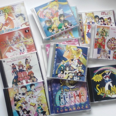 11 sailor moon cd's japan authentics plus calendar 