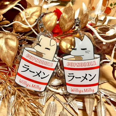 Willy ramen keychain