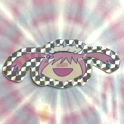 Maid holographic sticker