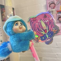 alien holographic sticker - Thumbnail 1