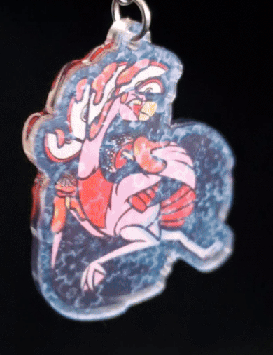 Candy Animal Keychain - Caramel Apple James's Flamingo