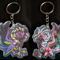 Candy Animal Keychain - Lollipop Lesser Flamingo - Thumbnail 2