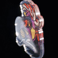 Candy Animal Keychain - Caramel Apple James's Flamingo - Thumbnail 1