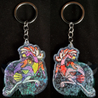Candy Animal Keychain - Caramel Apple James's Flamingo - Thumbnail 2