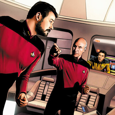 Star trek: the next generation: ghosts #4 artist print