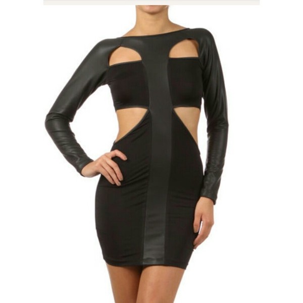 Bandage Metallic Dress