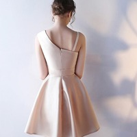 Unique Champagne Short Prom, Graduation, Evening, Formal Dresses, PD230117 - Thumbnail 1
