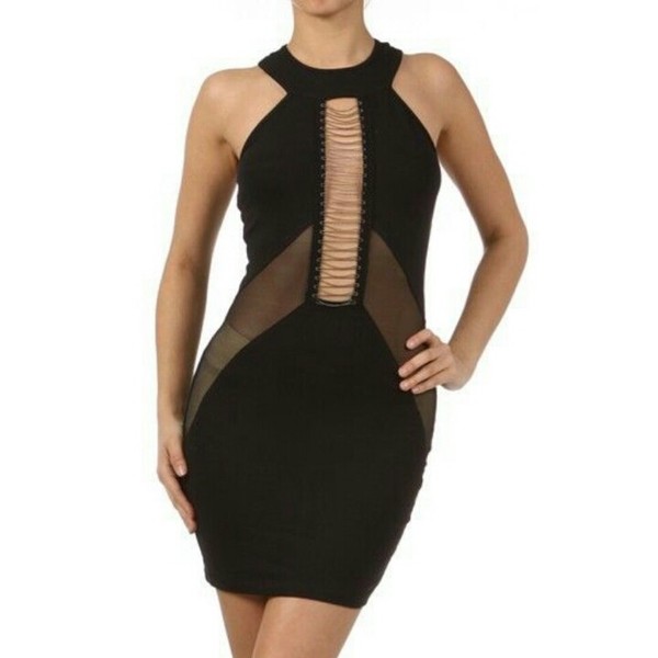 Cut Out Chains Dress