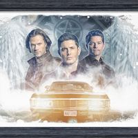 Supernatural: Trinity (Original Hand Embellished Canvas Artwork) - Thumbnail 1