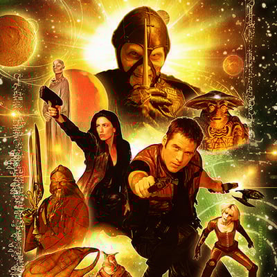 Farscape 25th anniversary artist print