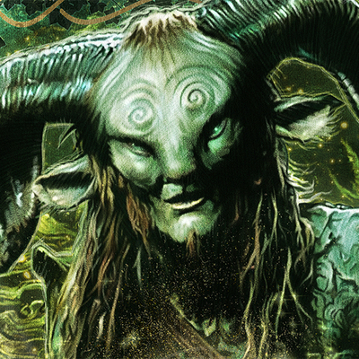 Pan's labyrinth (original hand embellished canvas artwork)