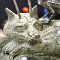 Art Sculpture by  Dhani Barragan & Jorge Carrasco "Bronze FoxZzZ -Sweet Fox Dreams"  - Thumbnail 2