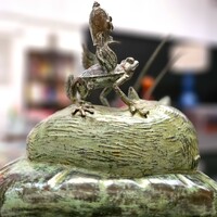 Art Sculpture by  Dhani Barragan & Jorge Carrasco "Bronze FoxZzZ -Sweet Fox Dreams"  - Thumbnail 6