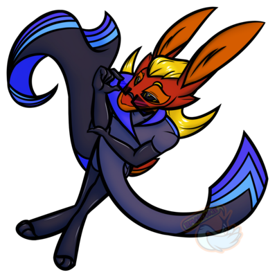 Manual hand fan - furry / anthro - joshua the tan rabbit