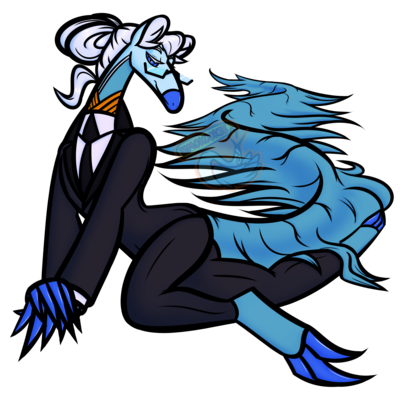 Manual hand fan - furry / anthro - heath the giant anteater - Thumbnail 3