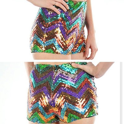 Sequined shorts