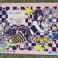 SCENE GIRL - Riso Print by Damian Booth - Thumbnail 1