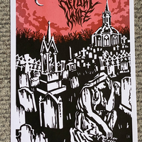 RITUAL KNIFE - Riso Print by Damian Booth - Thumbnail 1