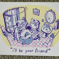 FRIEND - Riso Print by Damian Booth - Thumbnail 1