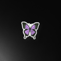 Butterfly Custom-shaped pillow - Thumbnail 1