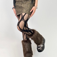 Edgy y2k ripped tights - Thumbnail 4