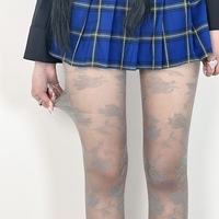Camellia coquette lace tights - Thumbnail 4