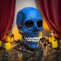 Mister Skulch BLUE -- Full Head Latex Halloween Mask -- Factory Edition - Thumbnail 1