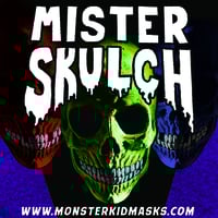 Mister Skulch BLUE -- Full Head Latex Halloween Mask -- Factory Edition - Thumbnail 3