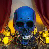 Mister Skulch BLUE -- Full Head Latex Halloween Mask -- Factory Edition - Thumbnail 2