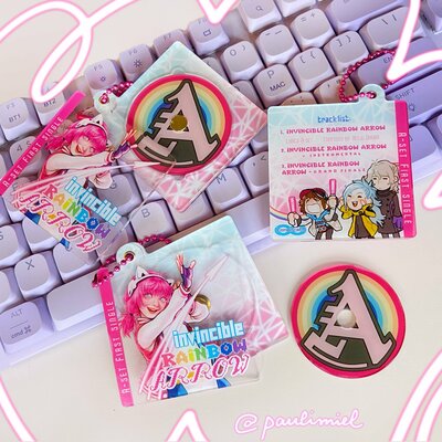 Ai: the somnium files - iris cd keychain