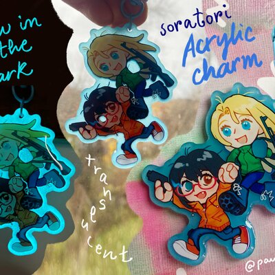 Otherside picnic glow in the dark keychain