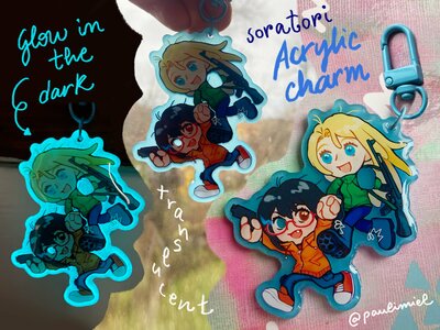 Otherside Picnic Glow in the Dark Keychain