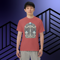 Libra zodiac series t-shirt - Thumbnail 4