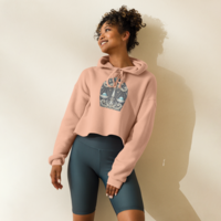 Libra Zodiac Series Crop Hoodie - Thumbnail 3