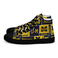 U of M Womens high top canvas shoes - Thumbnail 4