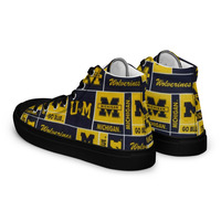 U of M Womens high top canvas shoes - Thumbnail 5