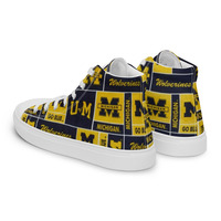 U of M Womens high top canvas shoes - Thumbnail 12