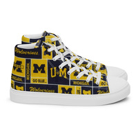 U of M Womens high top canvas shoes - Thumbnail 15