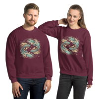 Pisces Zodiac series Unisex Sweatshirt - Thumbnail 2