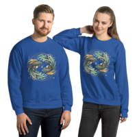 Pisces Zodiac series Unisex Sweatshirt - Thumbnail 4
