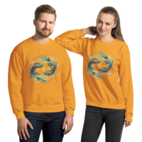 Pisces Zodiac series Unisex Sweatshirt - Thumbnail 6