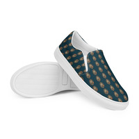 Vintage Bloom Womens slip-on canvas shoes - Thumbnail 2
