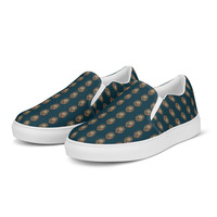 Vintage Bloom Womens slip-on canvas shoes - Thumbnail 6