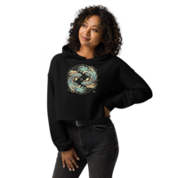 Pisces Zodiac series Crop Hoodie - Thumbnail 1