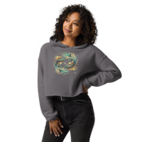 Pisces Zodiac series Crop Hoodie - Thumbnail 4
