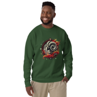 Aries Zodiac series Unisex Premium Sweatshirt - Thumbnail 12