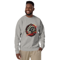 Aries Zodiac series Unisex Premium Sweatshirt - Thumbnail 24