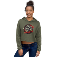 Aries Zodiac series Crop Hoodie - Thumbnail 3