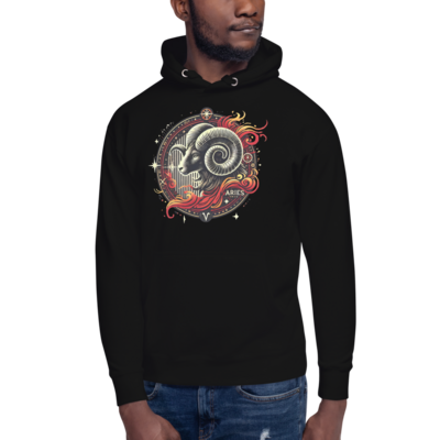 Arie zodiac series unisex hoodie
