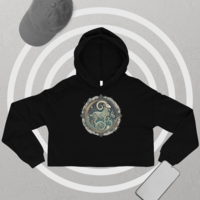 Capricorn Zodiac series Crop Hoodie - Thumbnail 1
